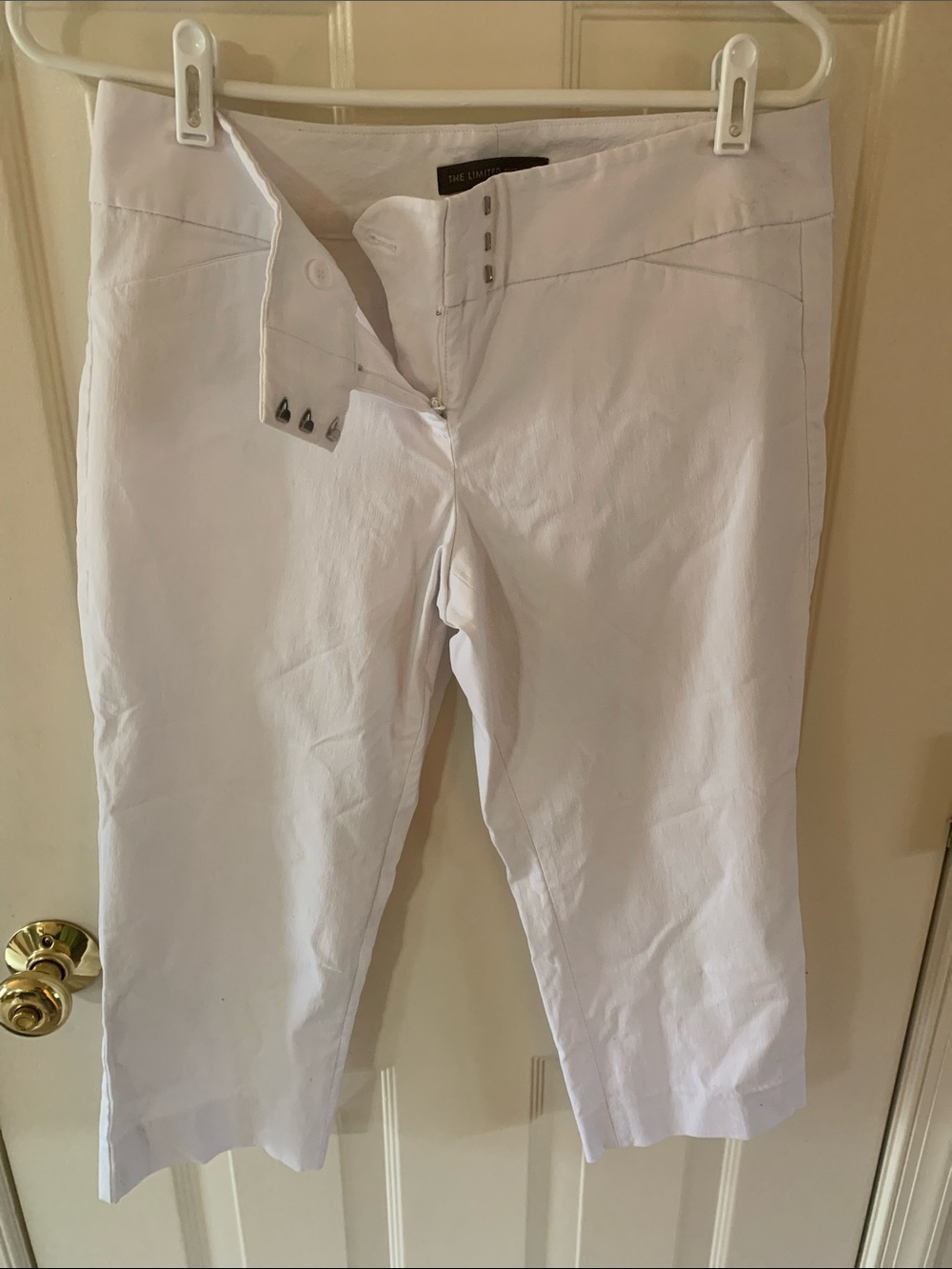 The Limited White Stretch Pants